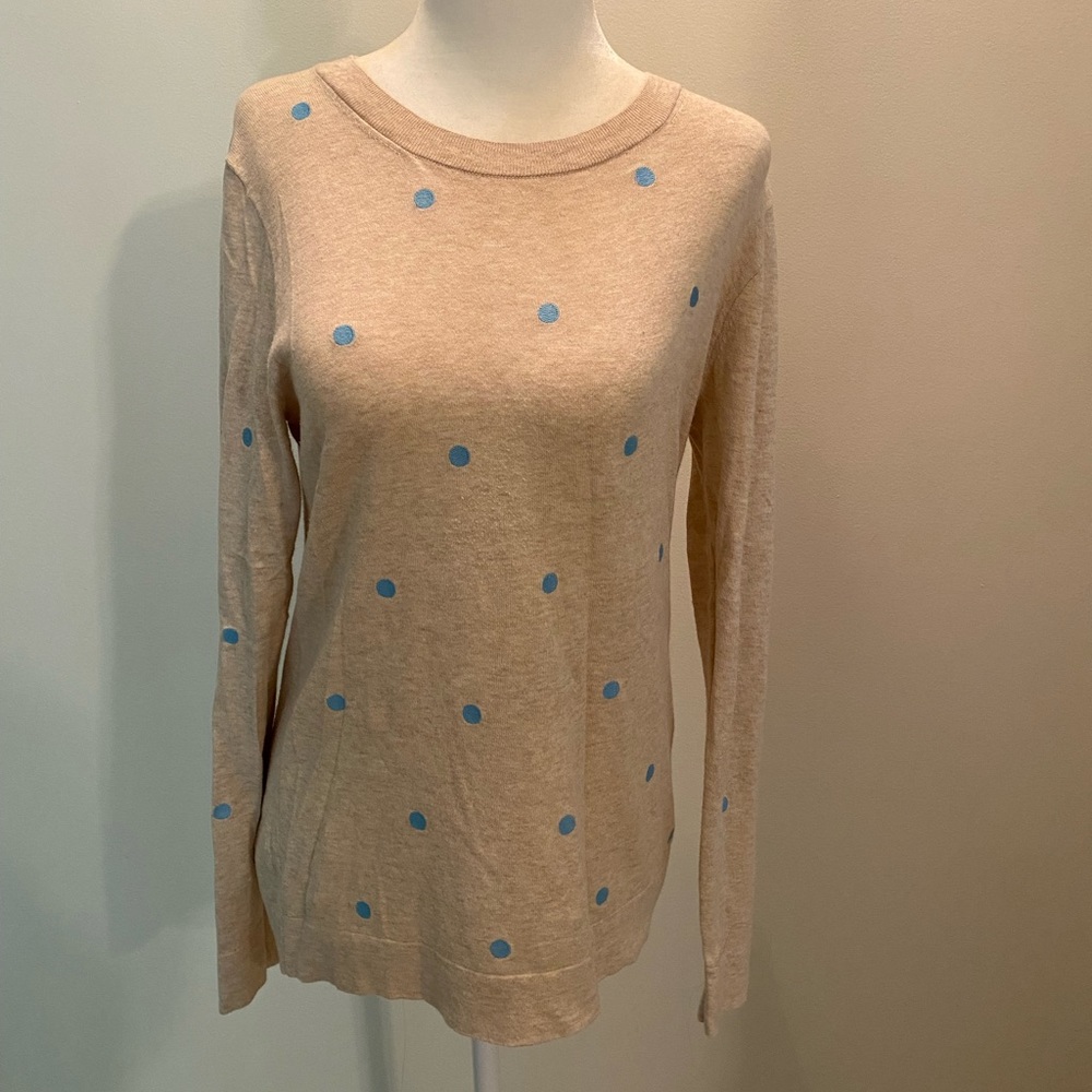 J. Crew Polka Dot Sweater